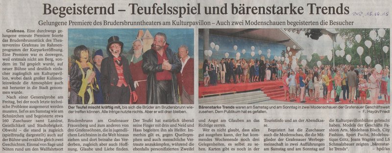 Begeisternd – Teufelsspiel und bärenstarke Trends