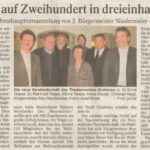 Bericht zur Mitgliederversammlung 2012
